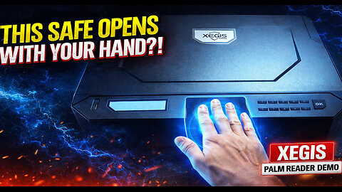 This Safe Opens With Your Hand?! XEGIS Palm-Reader Safe Unboxing & Demo