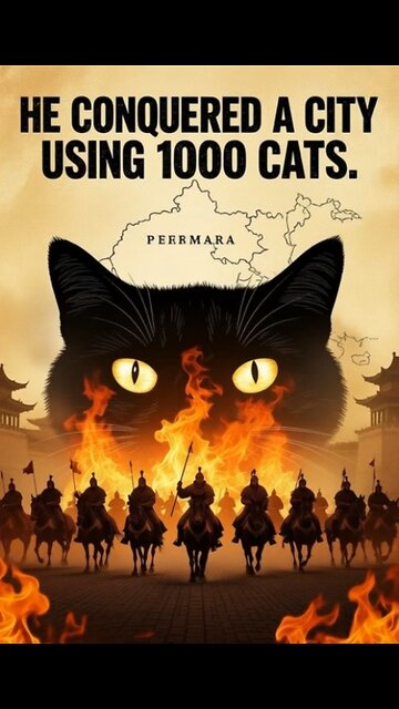 How Genghis Khan Used 1000 Cats to Burn a City 🔥🐈”