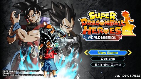 Super Dragon Ball Heroes World Mission Part 1 picking our avatar