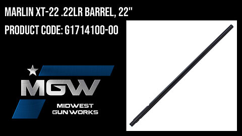 Marlin XT-22 .22LR Barrel, 22" - G1714100-00