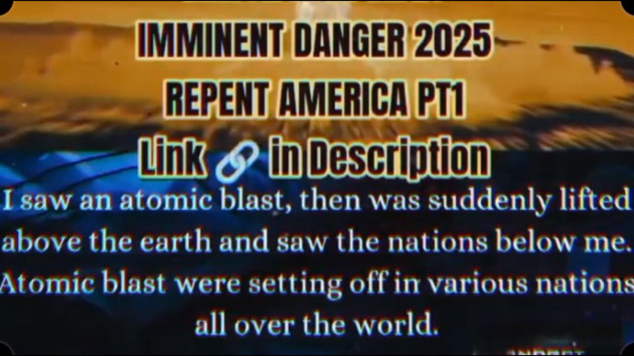 Imminent Danger 2025 Sept 24th 2024 Prophetic Warning Dream #shortfeed #nuclearwar #faith #world #3