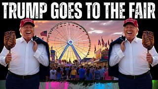 Trump at Iowa State Fair | The Return of Porkchop on a Stick!