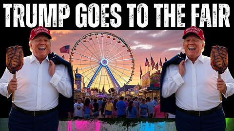 Trump at Iowa State Fair | The Return of Porkchop on a Stick!