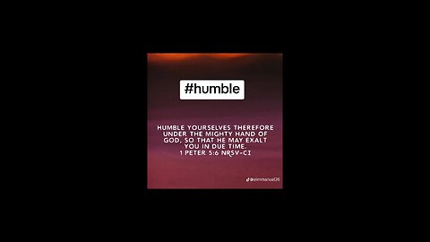 humble #biblebuild #bibleverse #bibleverseoftheday #bible #christiantiktok