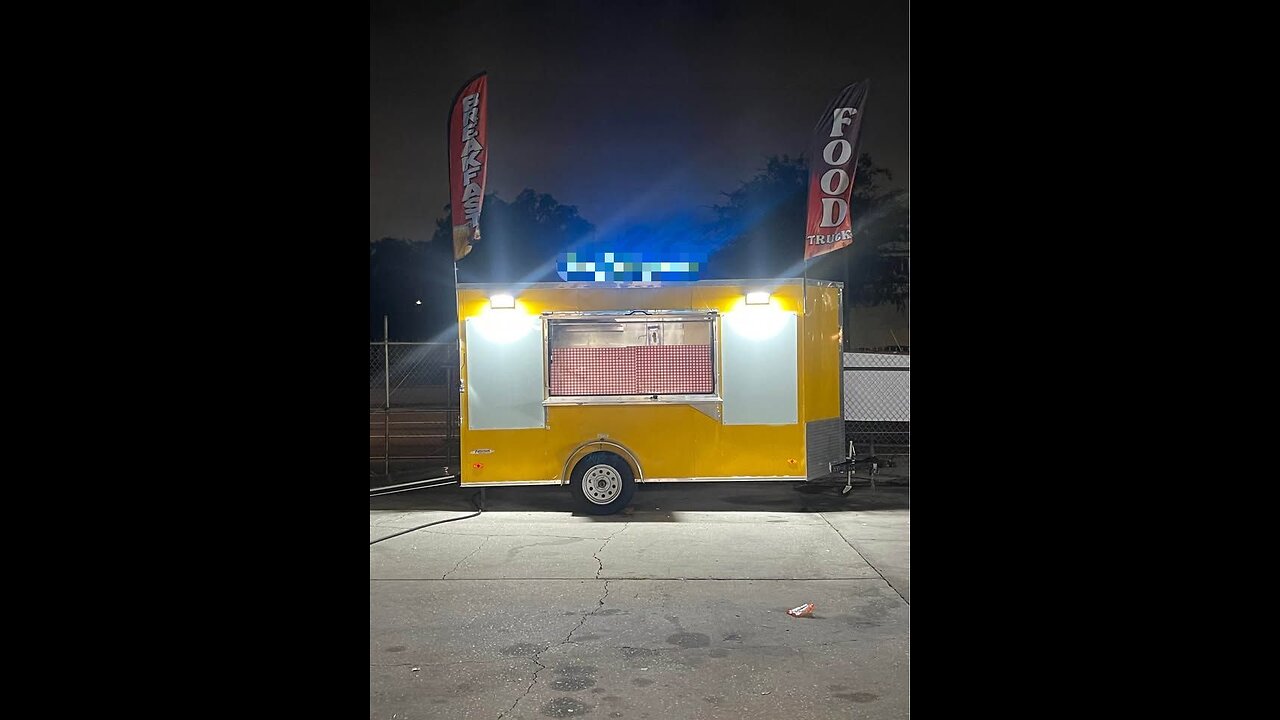 2022 - 6' x 12 Freedom Kitchen Food Concession Trailer for Sale in Florida!