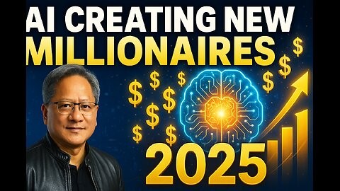 How AI is Creating New Millionaires in 2025 (Jensen Huang's Bold Prediction + Real Examples)