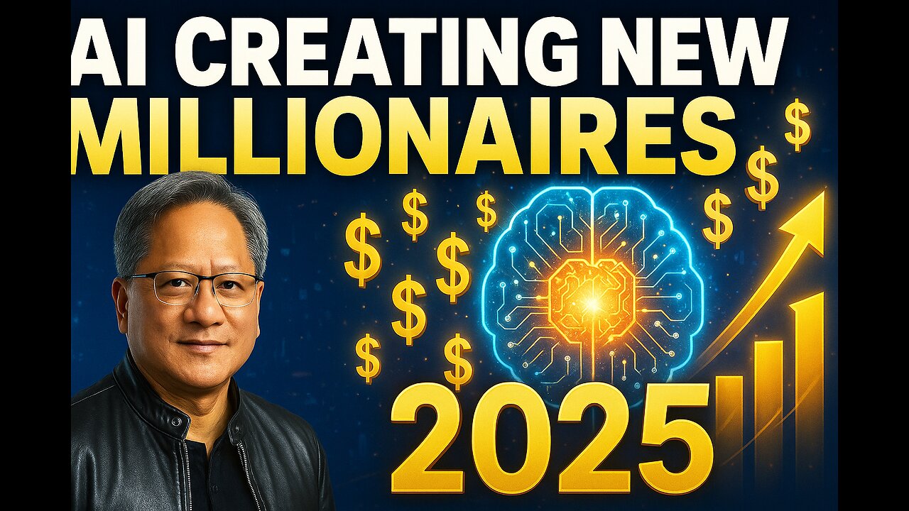 How AI is Creating New Millionaires in 2025 (Jensen Huang's Bold Prediction + Real Examples)