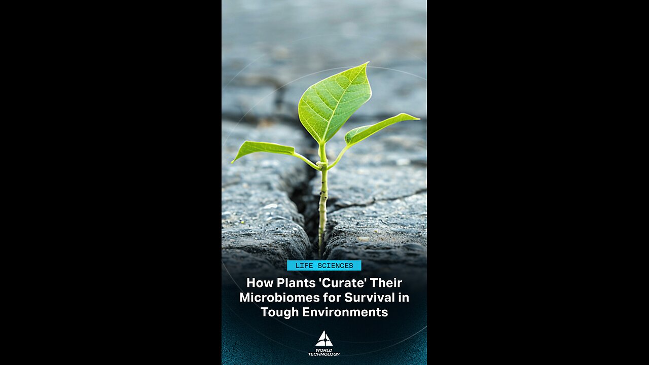 How Plants Pick Their Microbial Dream Team for Survival #PlantScience #Microbiome #WorldTechnology