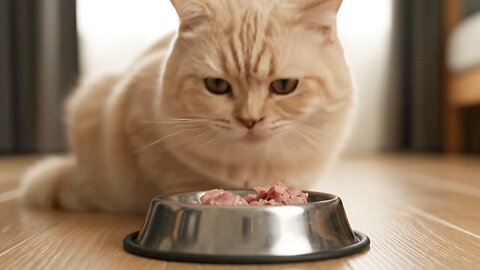 cat eating ASMR relaxing sounds