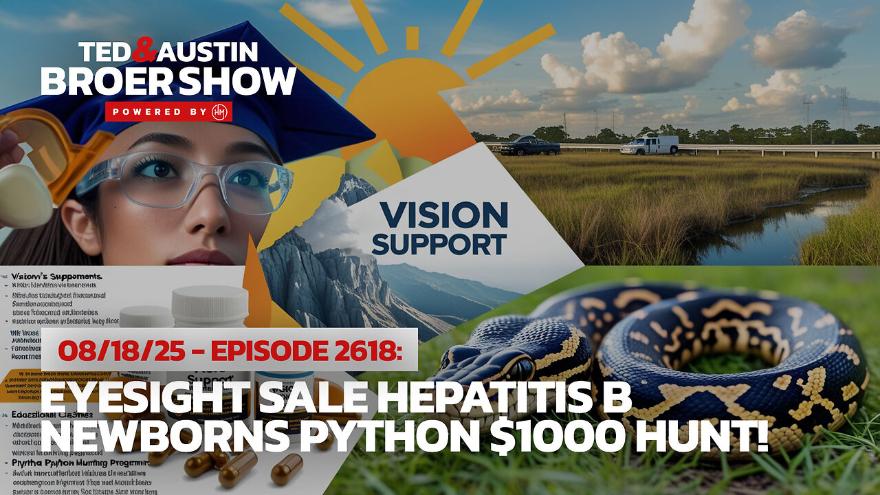 08/18/25 Eyesight Sale Hepatitis B Newborns Python $1000 Hunt!