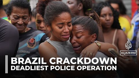 Anger and mourning in Rio, Brazil after police raid killed at least 120 people