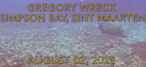 SCUBA Diving The Gregory Wreck in Simpson Bay, Saint Maarten