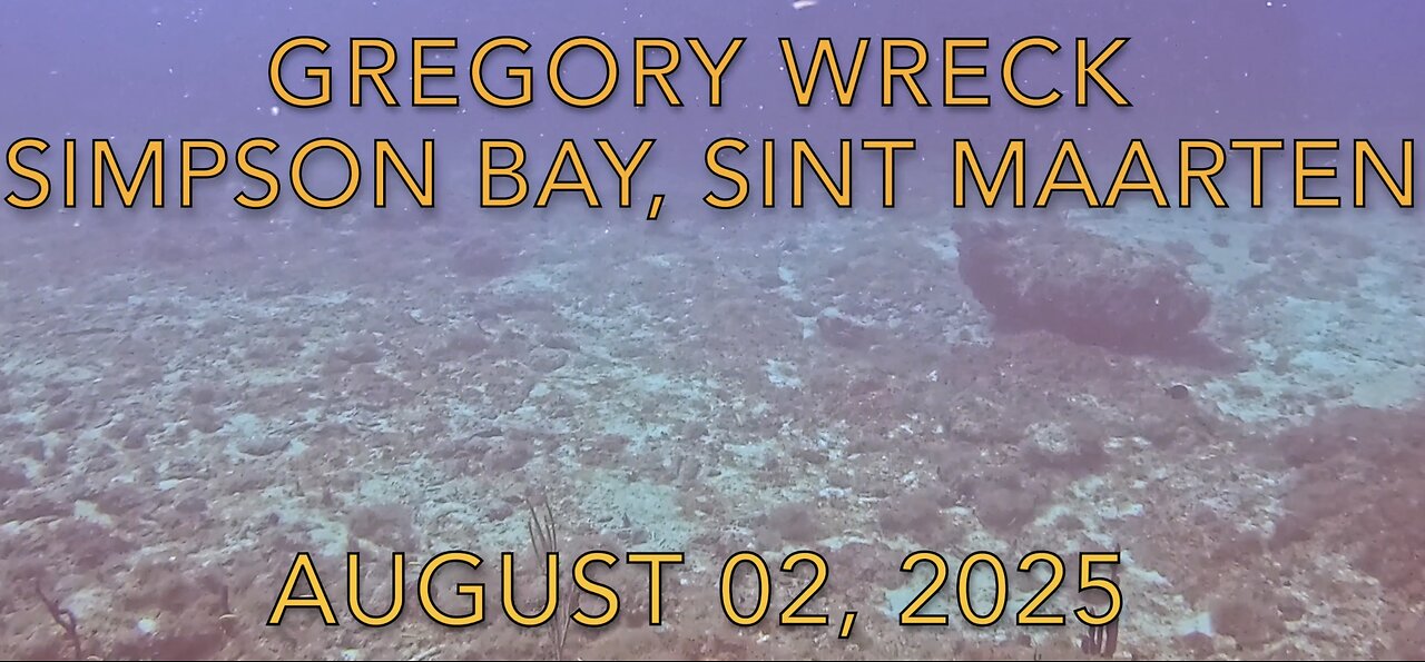 SCUBA Diving The Gregory Wreck in Simpson Bay, Saint Maarten