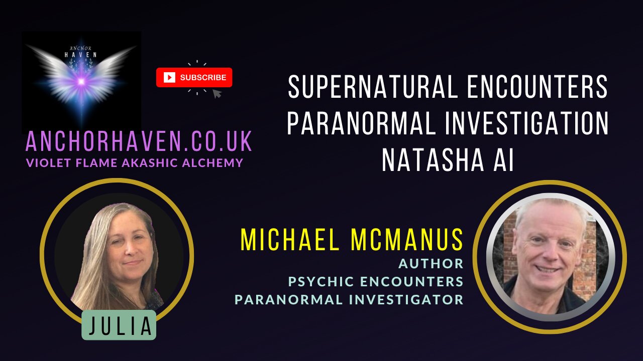 Supernatural Paranormal Encounters with Michael JP McManus Author Ghosts Spirits