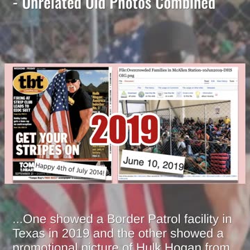 Fact Check: FAKE Image Shows Hulk Hogan Posing At Alligator Alcatraz -- Old Photos Combined