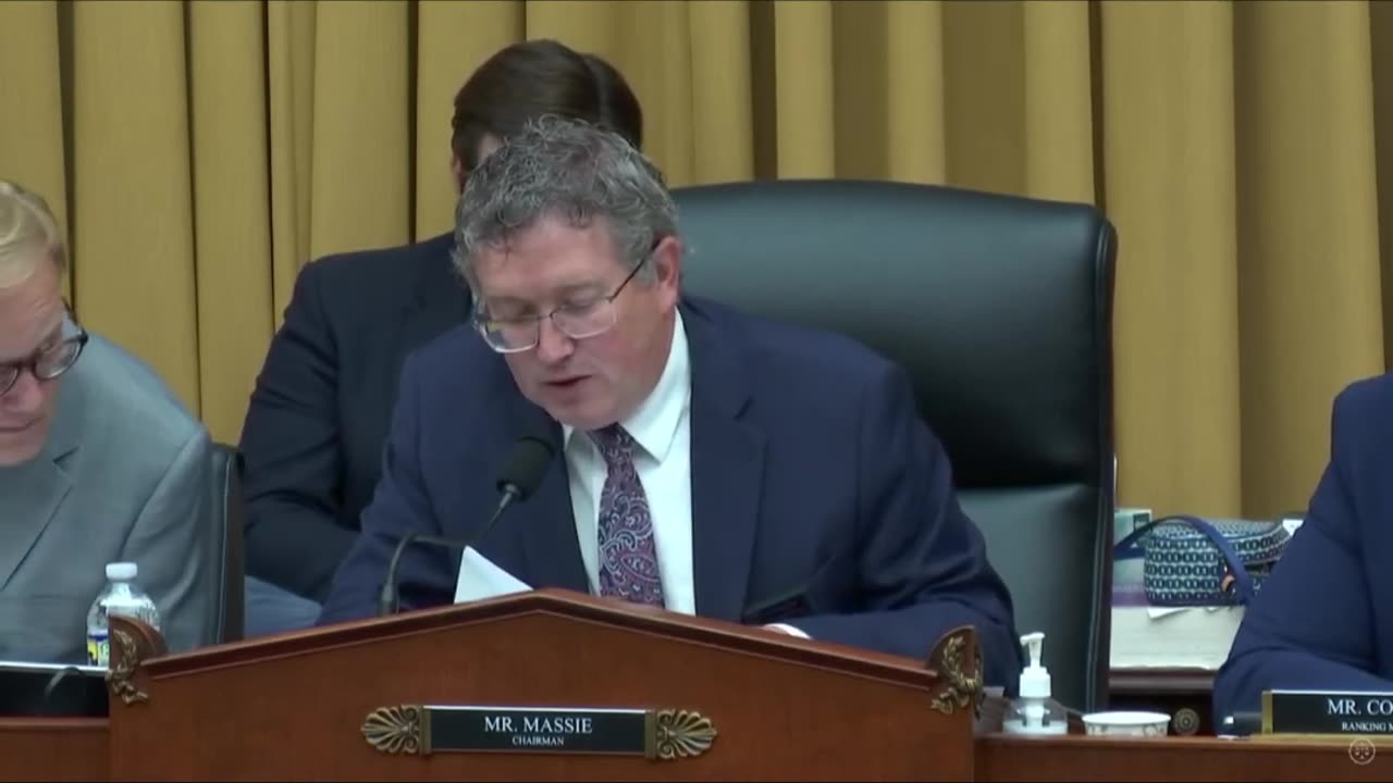 Rep. Thomas Massie: CDC And FDA Employees Must be Held Accountable 6/26/24