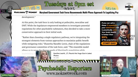 Psychedelic Reporters Ep182 November 11, 2025