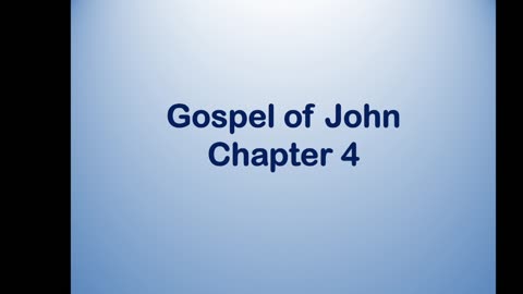 Bible Teaching: Gospel of John (1)