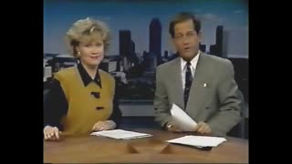 Circa 1992 - Snippet of Ken Owen & Patty Spitler WISH Indianapolis Newscast