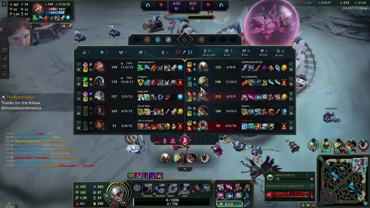 playing valorant cause i feel like it and league . - #rumbletakeover.