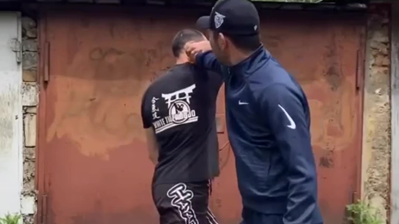 How to surprise a friend with a handshake