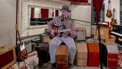 Late Night Blues 🎸 Improv on the BeatSeat One Man Band Drum! 🥁