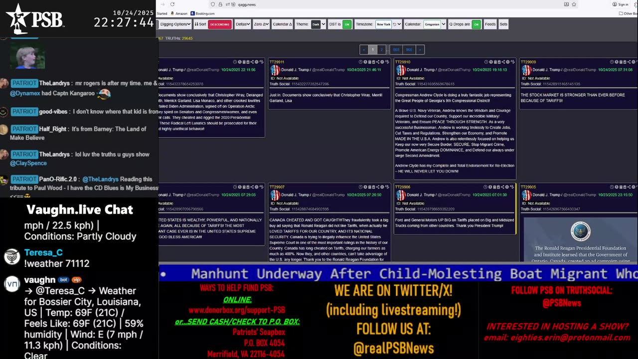 Patriots' Soapbox NEWS - LIVE 24/7!