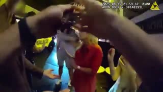 drunk Rhode Island Special Assistant AG Devon Flanagan getting trespassed and arrested