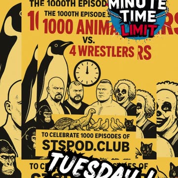 🎙️ The 1000th Episode Special: “1000 Animals vs. 4 Wrestlers”