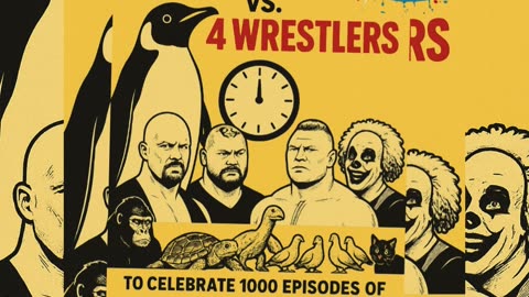 🎙️ The 1000th Episode Special: “1000 Animals vs. 4 Wrestlers”