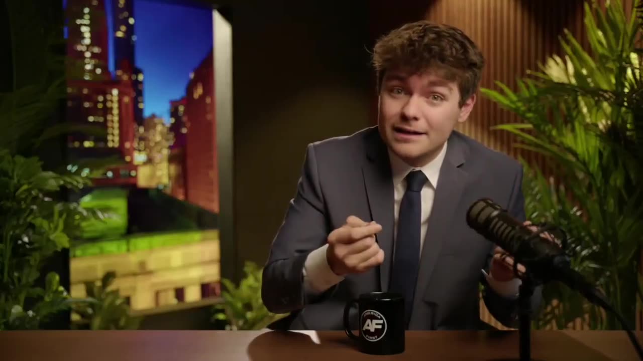 Nick Fuentes breaks down the family photos of Gavin Newsom and JD Vance