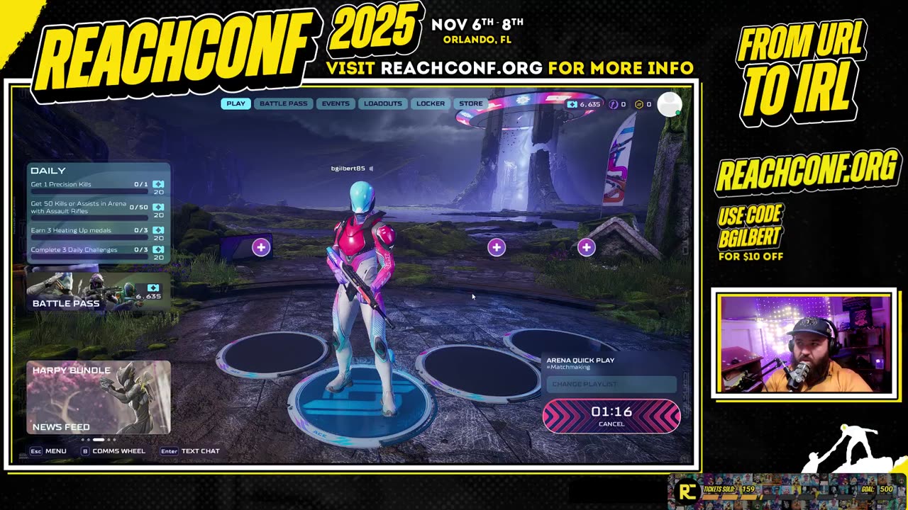 Bible reading, gaming, then close w/ prayer