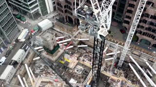 Medieval church lifted 46 feet to make way for London office build