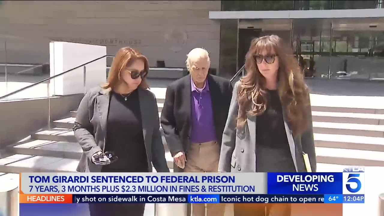 Former L.A. plaintiffs’ lawyer Tom Girardi sentenced to more than seven years in federal prison