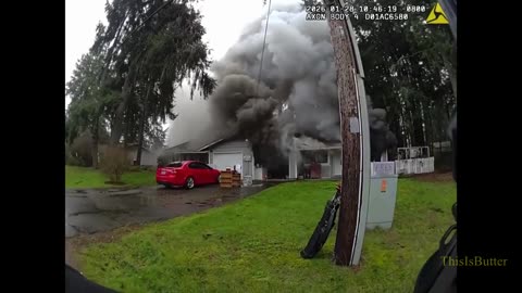 Man sets house on fire during eviction; Thurston County deputies uses less-lethal to make arrest