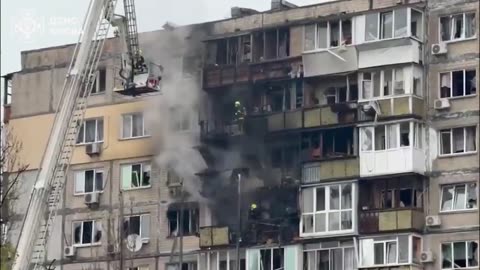 Situation in Kyiv after Russian attacks 💔🇺🇦