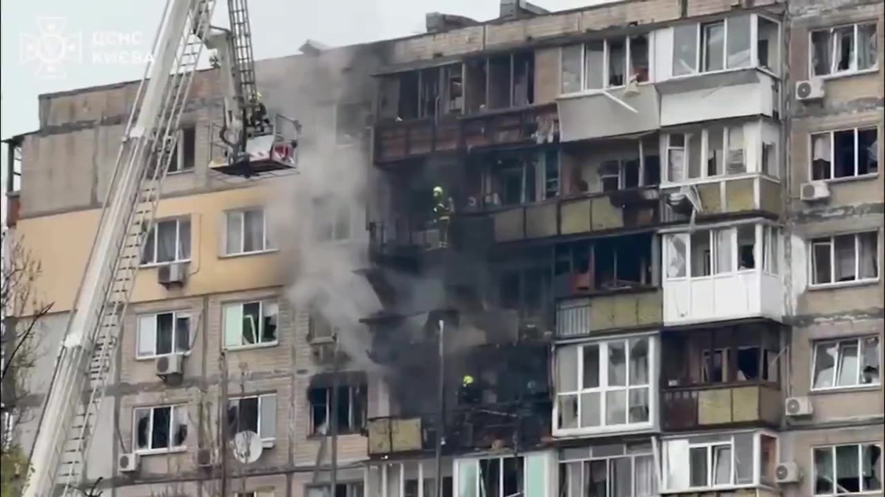 Situation in Kyiv after Russian attacks 💔🇺🇦