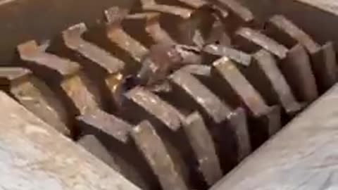Industrial Shredder Is Fun To Watch