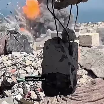 The first moments after Israeli warplanes targeted the home of the Jadallah family