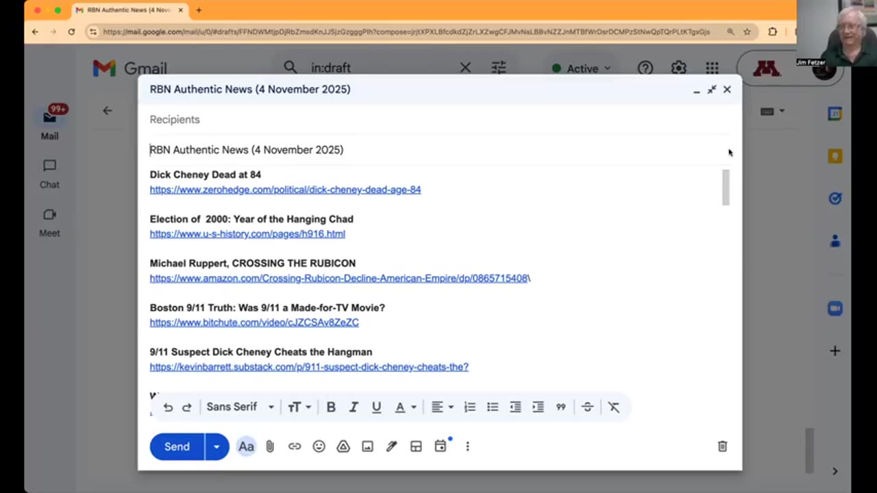 RBN Authentic News (4 November 2025)