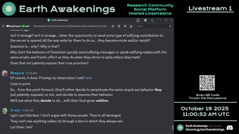 Earth Awakenings - Livestream 1 - #4093