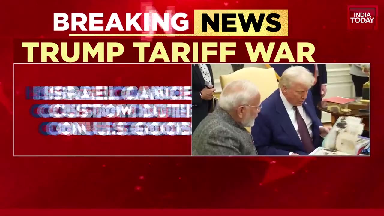Trump's Reciprocal Tariffs Set To Begin IndiaMy Redcue Tariffs Says Trump. GLOBAL NEW