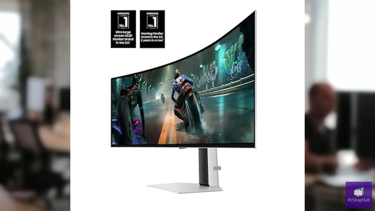 Samsung 49" Odyssey OLED G9 (G91SD) Dual QHD QD-OLED G-Sync Compatible Curved Ga