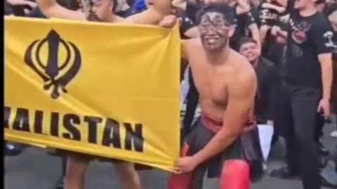 New Zealand: Maoris Trash Sikh Khalistan Flag