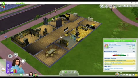 Sims 4 reto casas y profesiones