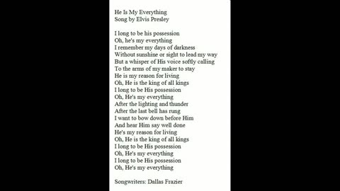 He Is My Everything by SRM
