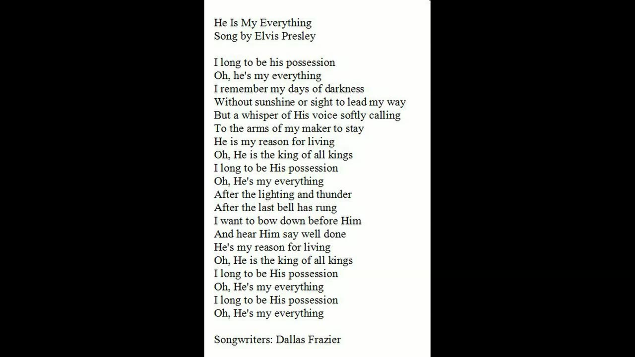 He Is My Everything by SRM