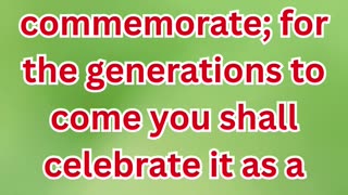 “A Day to Remember Forever” exodus 12:14 #reels #shortvideo #shorts #youtubeshorts #youtube #ytshort