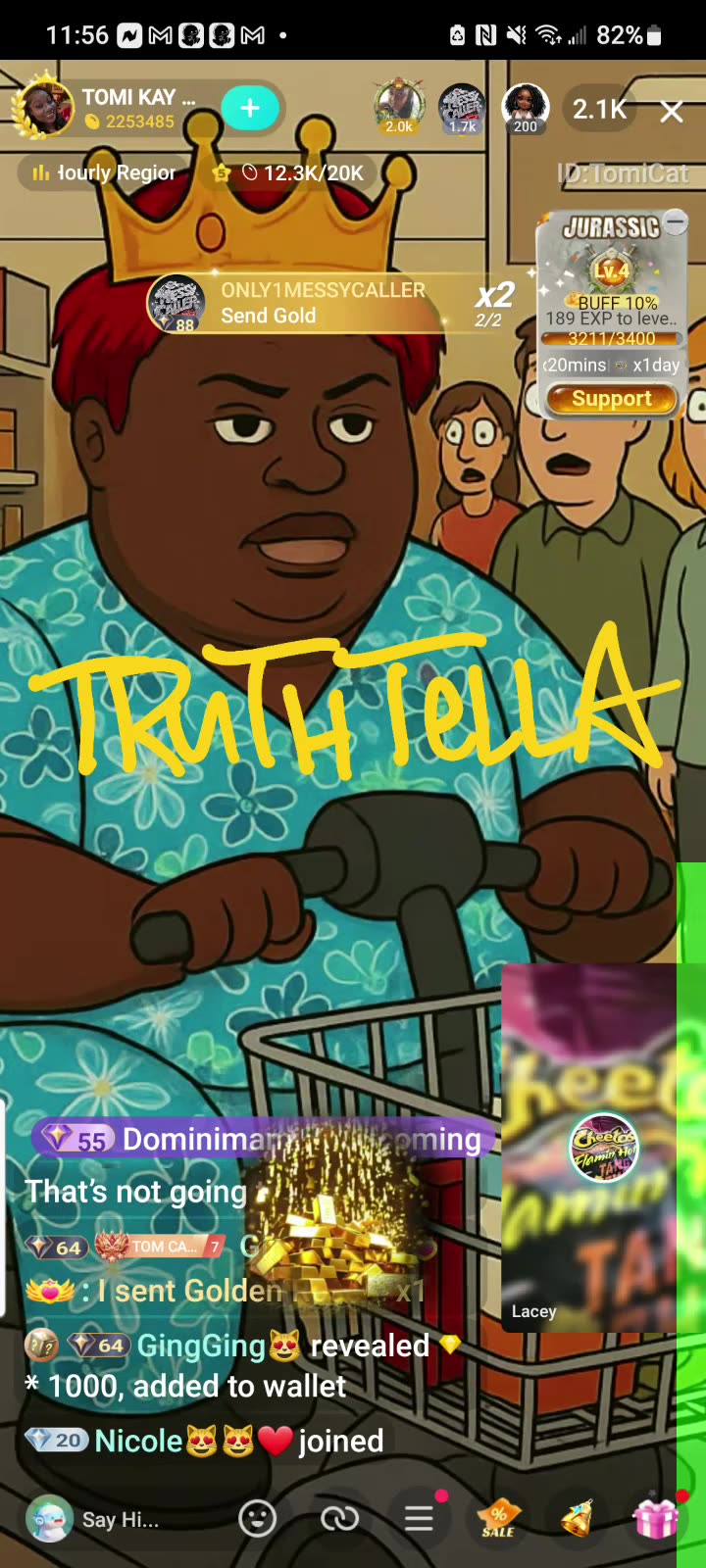 QUEEN TOMIKAY MORNING TEACAP & TEAM PK