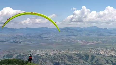 Tandem paragliding in Krusevo